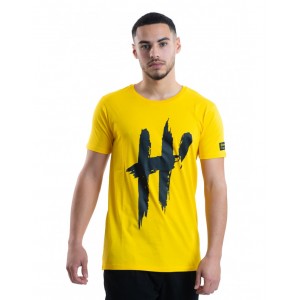 T-shirt H'echbone Jaune