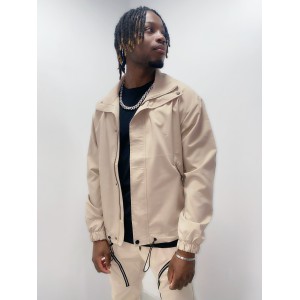 Veste ensemble cargo beige